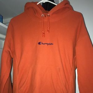 Champion Women’s Orange Sweatshirt size xs